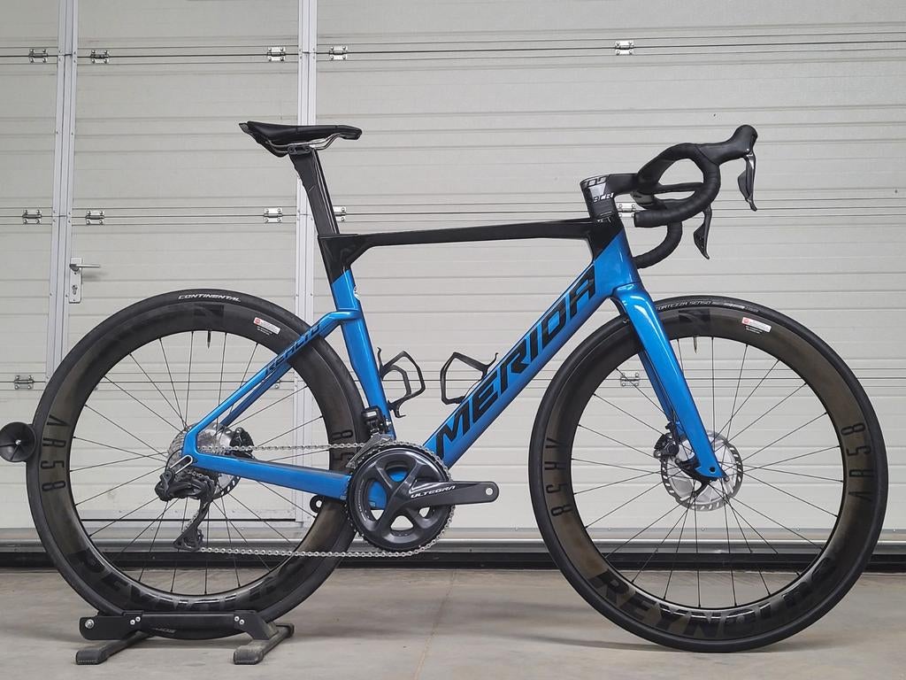 Merida Reacto 8000-E racefiets, 28 inch, Zo goed als nieuw, Meer dan 20 versnellingen, 53 tot 57 cm