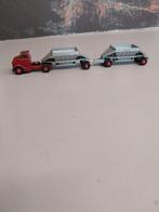 Te koop GMC roadtrain met 2 onderlossers metaal Matchbox, Ophalen of Verzenden, Zo goed als nieuw, Matchbox