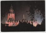 Zutphen St. Walburgskerk in de avond Foto Piet Smeele, Verzenden, 1960 tot 1980, Ongelopen, Gelderland