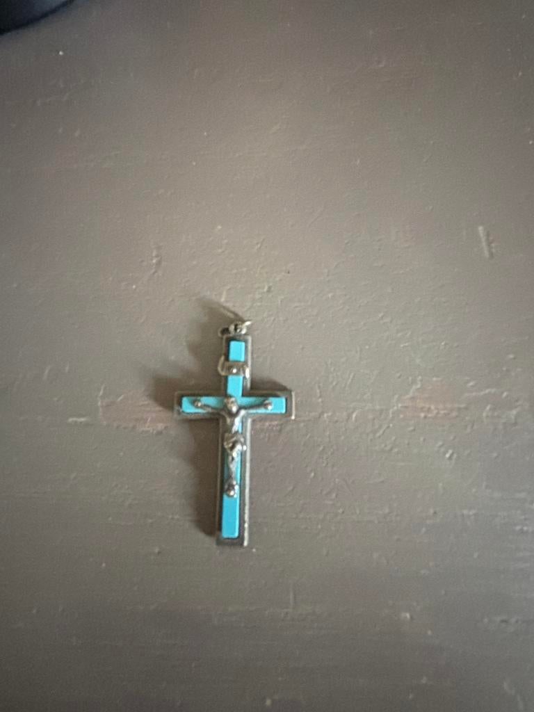 Antiek kruisje, Overige materialen, Ophalen of Verzenden, Zo goed als nieuw, Kruis of Symbool