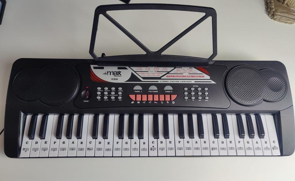 Max Music KB8 keyboard, Ophalen, Zo goed als nieuw, 49 toetsen, Overige merken