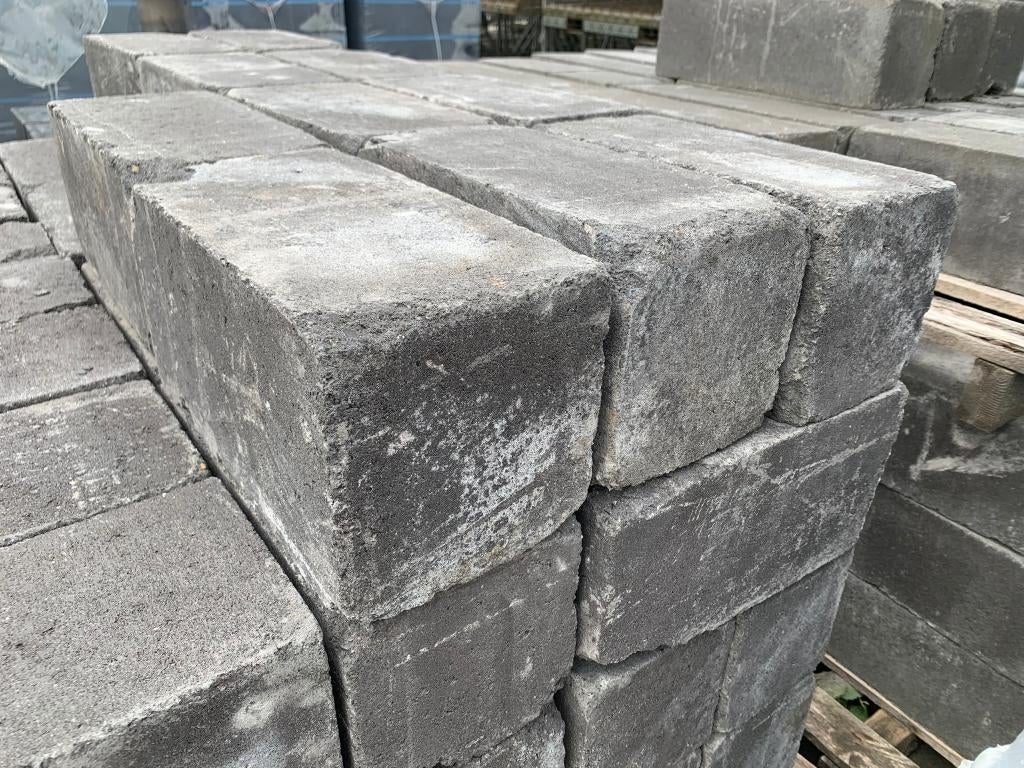 Stapelblok Blockstone 15x15x60/45/30 cm Oude kleur - J&W 68, Tuin en Terras, Bielzen en Borders, Ophalen, Blok, Nieuw, Nvt