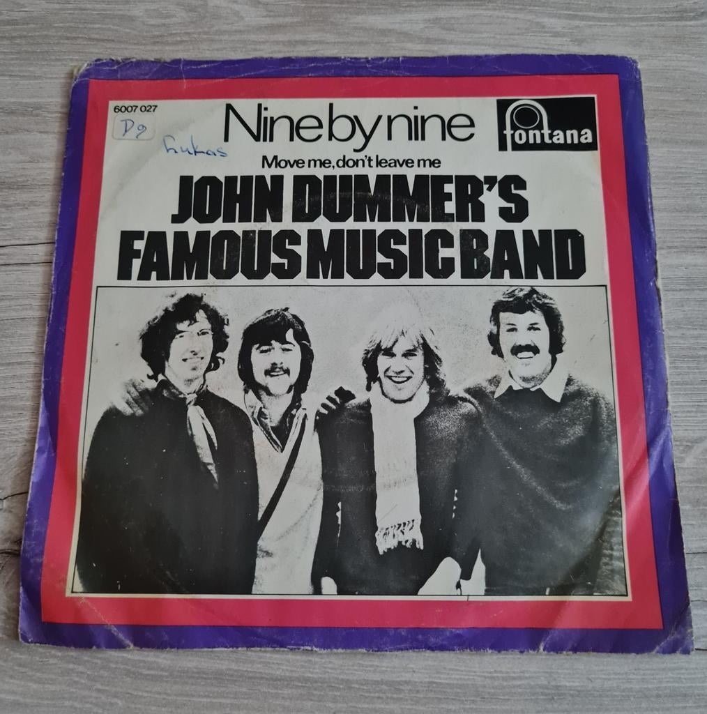 John Dummer's Famous Music Band - Nine by Nine (Single), Cd's en Dvd's, Gebruikt, 7 inch, Single, 1970 - 1979