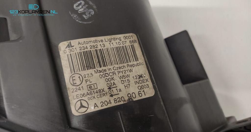 Mercedes C Klasse W204 Xenon koplamp rechts, Auto-onderdelen, Verlichting, Gebruikt, -, Ophalen of Verzenden, -