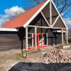 Houten schuur/berging  19m x 15,1m  nok hoogte 6,82 m, Ophalen, Hout, Overige typen