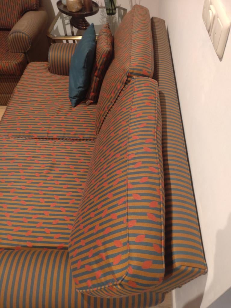 Gratis nette bank met kussens, Ophalen, Gebruikt, 150 tot 200 cm, Tweepersoons