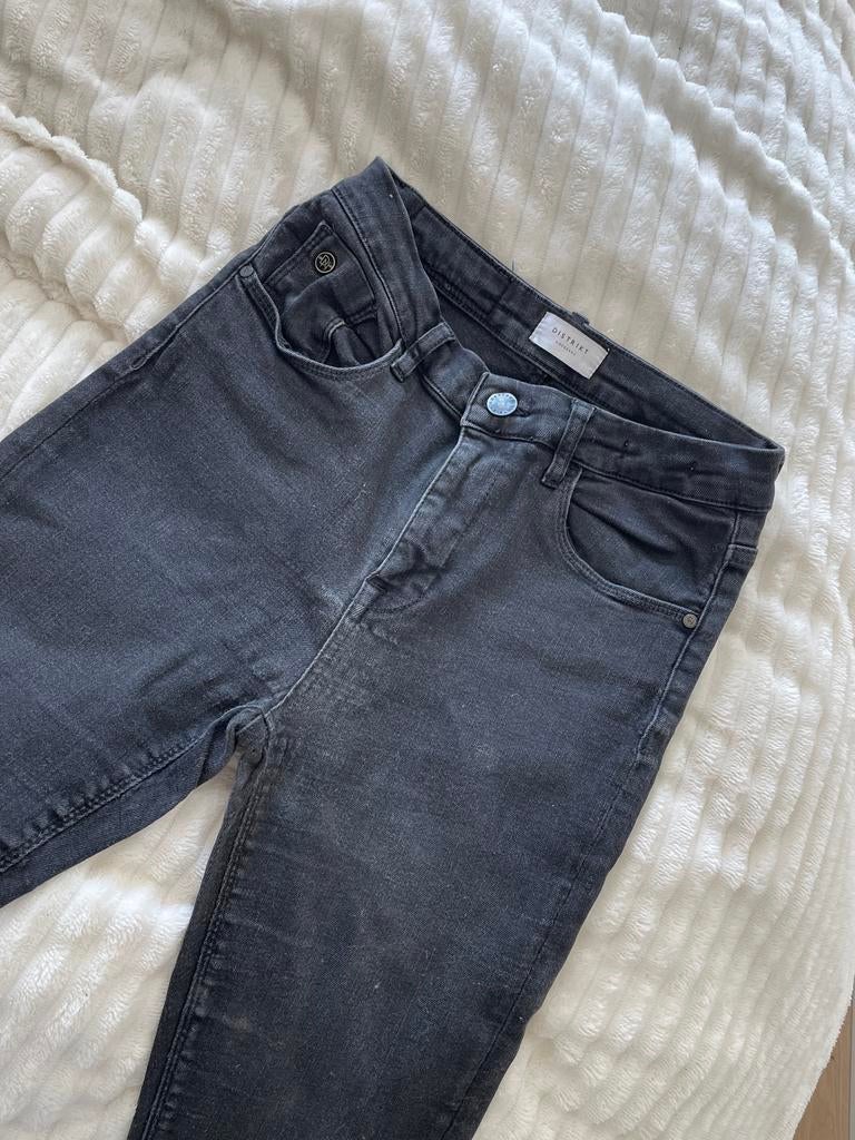 DISTRIKT Nørrebro skinny jeans - Maat W28, Ophalen of Verzenden, Zo goed als nieuw, Zwart, W28 - W29 (confectie 36)