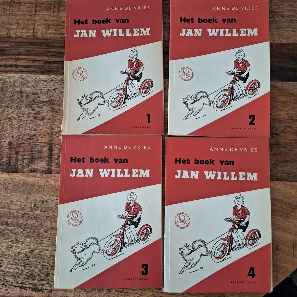 Het boek van Jan Willem - Complete set (1-4), Ophalen of Verzenden, Gelezen, Anne de Vries, Fictie algemeen