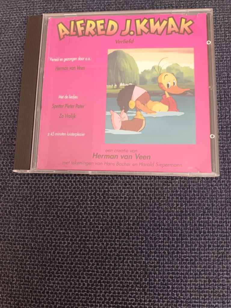 ALFRED J. KWAK - VERLIEFD - Herman van Veen, Cd's en Dvd's, Ophalen of Verzenden, Zo goed als nieuw, Verhaal of Sprookje