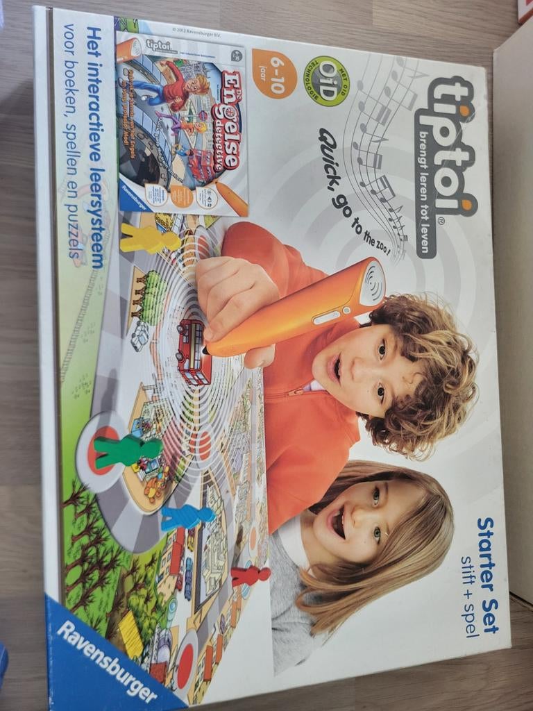 Tiptoi spel De Engelse Detective (zonder stift), Ophalen of Verzenden, Minder dan 500 stukjes, Gebruikt, Overige typen