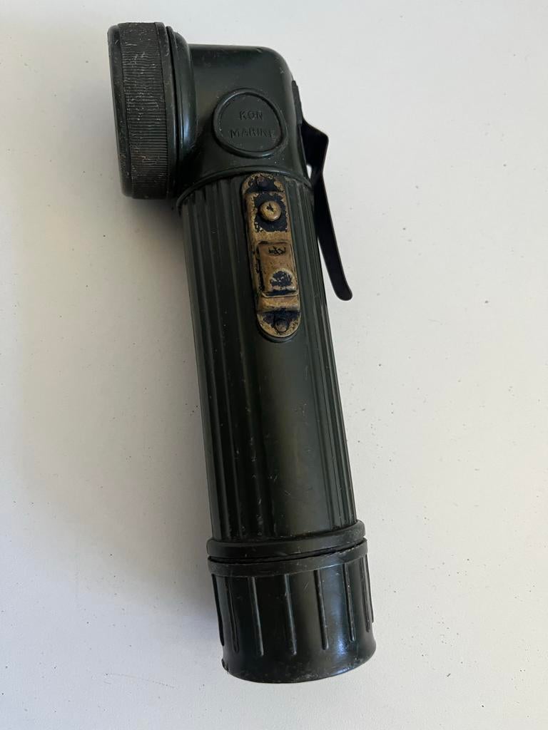 Vintage Leger Zaklamp - Kon Marine, Ophalen, Landmacht, Nederland