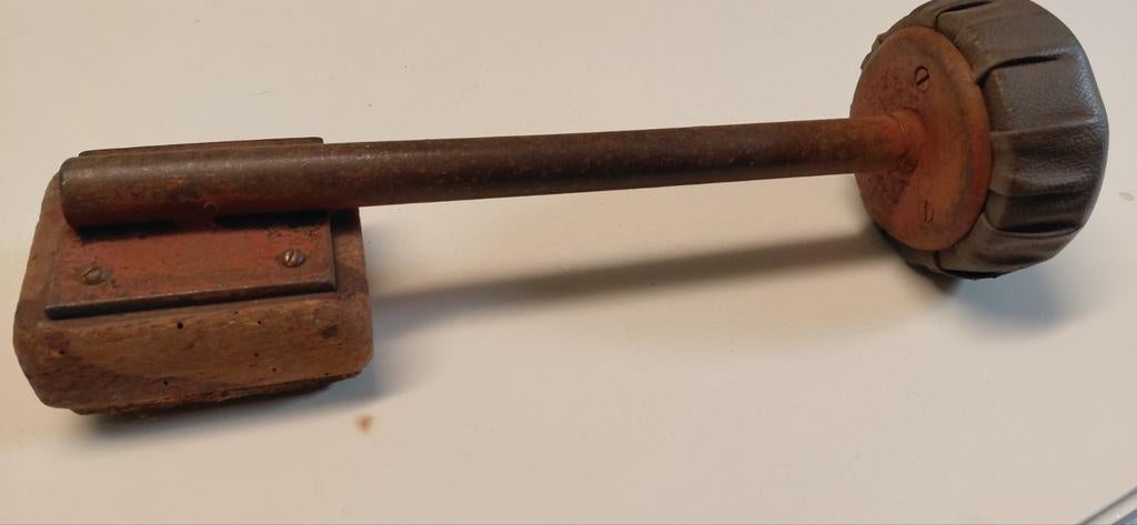 Oude antieke tapijtspanner Diamondpoint, Ophalen of Verzenden, Gebruikt, Trommel