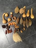 Div. Exotisch noten en  vruchten + boekje met voorbeelden, Ophalen, Zo goed als nieuw, Knutselwerk