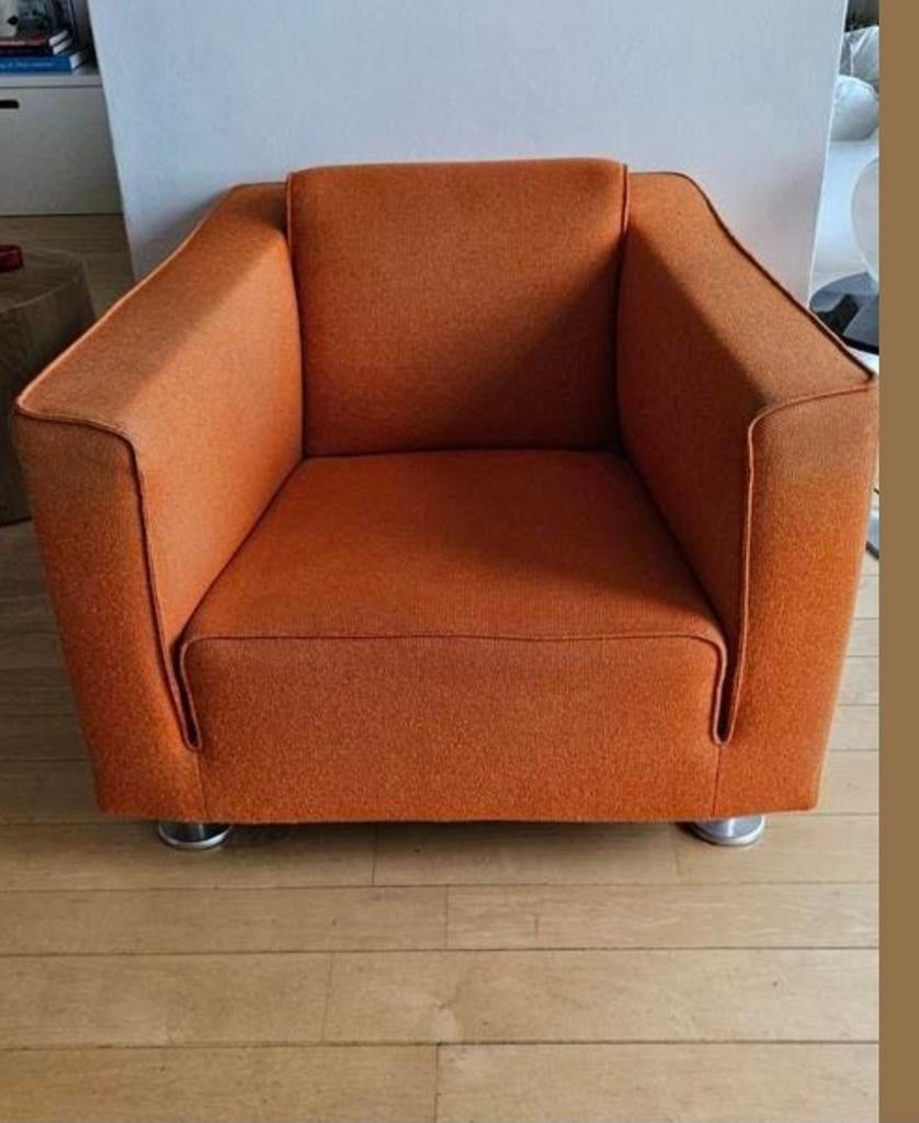 Gelderland design fauteuil, oranje, Ophalen