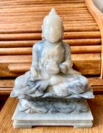 ‼️Bijzonder en zwaar marmeren/ speksteen Boeddhabeeld, Ophalen of Verzenden
