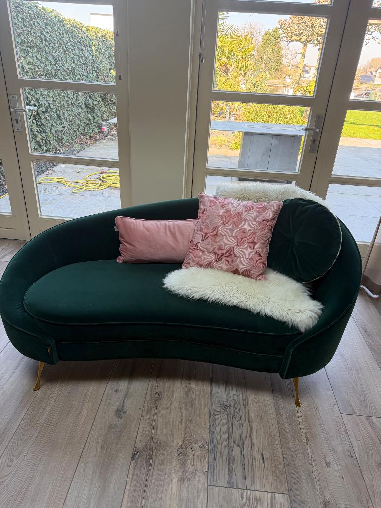 Bold monkey bank groen, Ophalen, 150 tot 200 cm, Tweepersoons, 75 tot 100 cm