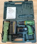 Hitachi FDS-12DVA Boor-/Schroefmachine met Accu, Lader, lamp, Ophalen of Verzenden, Gebruikt, Minder dan 400 watt, Boor- en Schroefmachine