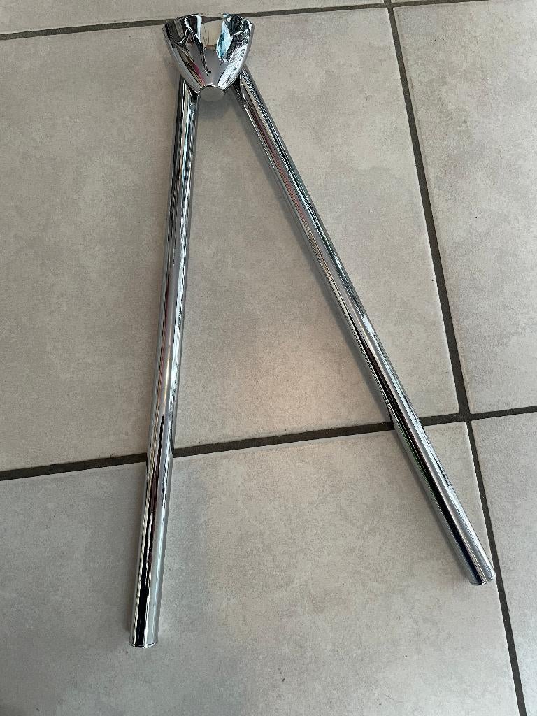 Handdoekenrek Emco chrome 38 cm NIEUW, Ophalen of Verzenden, Nieuw, Grijs, Handdoekenrek