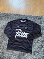 Patta Longsleeve Zwart/Grijs met Witte Details in Maat L, Maat 52/54 (L), Zwart, Nieuw, Ophalen of Verzenden