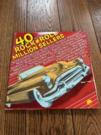 Vinyl plaat 40 Rock and Roll million sellers, Cd's en Dvd's, Ophalen of Verzenden, Zo goed als nieuw, 12 inch