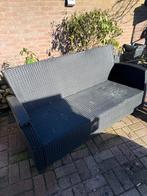 Loungebank tuin - Wicker zonder kussen, Ophalen, Gebruikt, Wicker