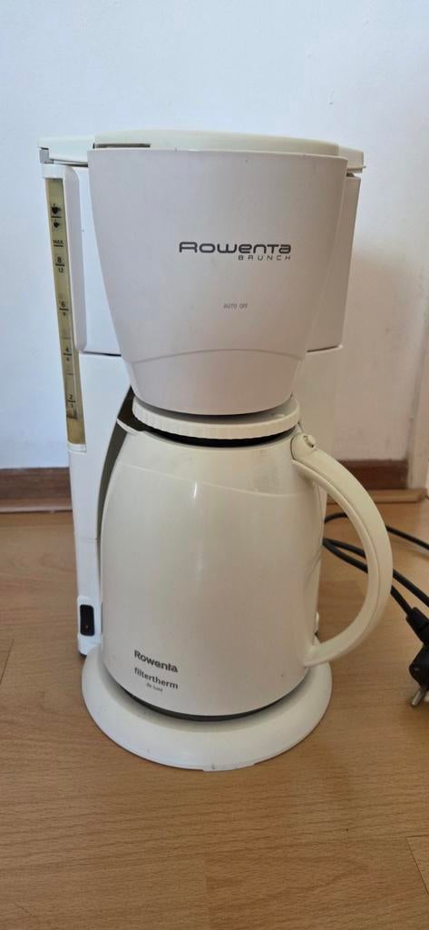 Rowenta Filter Koffiezetapparaat met Thermoskan, Witgoed en Apparatuur, Koffiezetapparaten, Ophalen, Gebruikt, 10 kopjes of meer