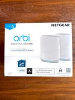 Netgear Orbi RBK762S Mesh WiFi 6 systeem – nieuw in doos, Ophalen of Verzenden, Nieuw, Router, Netgear