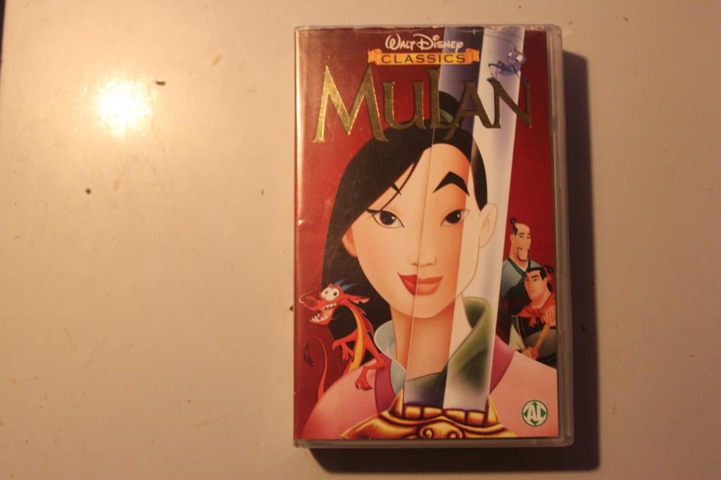 803g - vhs - walt disney - mulan, Cd's en Dvd's, VHS | Film, Alle leeftijden, Ophalen of Verzenden, Gebruikt, Komedie