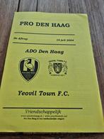 ADO DEN HAAG - YEOVIL TOWN F.C., Verzamelen, Ophalen of Verzenden, Overige binnenlandse clubs