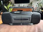 Philips AW 7304 Radio Cassettespeler Boombox vintage, Ophalen of Verzenden, Gebruikt, Radio, Met cd-speler