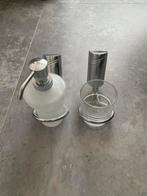 Zeepdispenser en tandenborstelhouder voor aan de muur, Ophalen of Verzenden, Nieuw, Overige kleuren, Overige typen