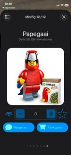 1 x LEGO Minifigures Serie 28 Papegaai, Ophalen of Verzenden, Nieuw, Complete set, Lego