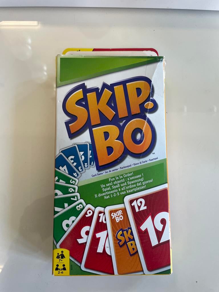 Skip-Bo kaartspel - Strategisch en verslavend kaartplezier, Een of twee spelers, Ophalen of Verzenden, Zo goed als nieuw