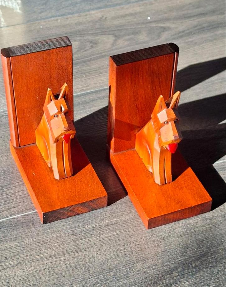 Art Deco boekensteunen, Schotse Terriër, Antiek en Kunst, Antiek | Woonaccessoires, Ophalen of Verzenden