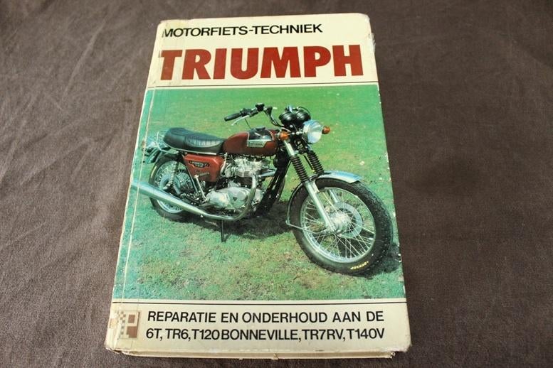 Triumph 650 750 twins 6T TR6 T120 T140V TR7RV handboek, Ophalen of Verzenden, Triumph