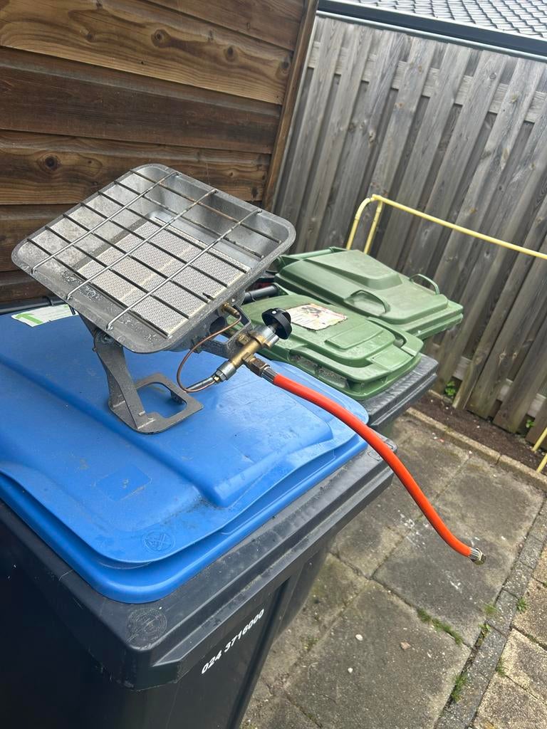 Terrasverwarmer op gas, Tuin en Terras, Ophalen of Verzenden, Gebruikt, Gas, Vloer