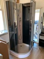 Kerra Faro complete douchecabine 80x80cm kwartrond, Ophalen, Gebruikt, Rvs, Douche