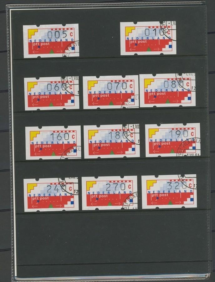 Nederland Automaatzegels Klussendorf 1991 k-1a jdu, Postzegels en Munten, Ophalen of Verzenden, Na 1940, Gestempeld