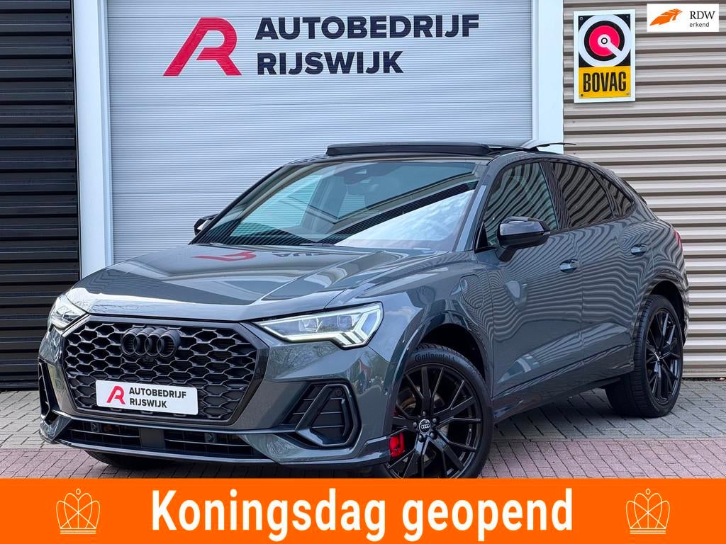 Audi Q3 Sportback 45 TFSI e S Edition Pano/360/AppleCar/Matr, Auto's, Audi, Bedrijf, Te koop, Q3, 360° camera, ABS, Achteruitrijcamera
