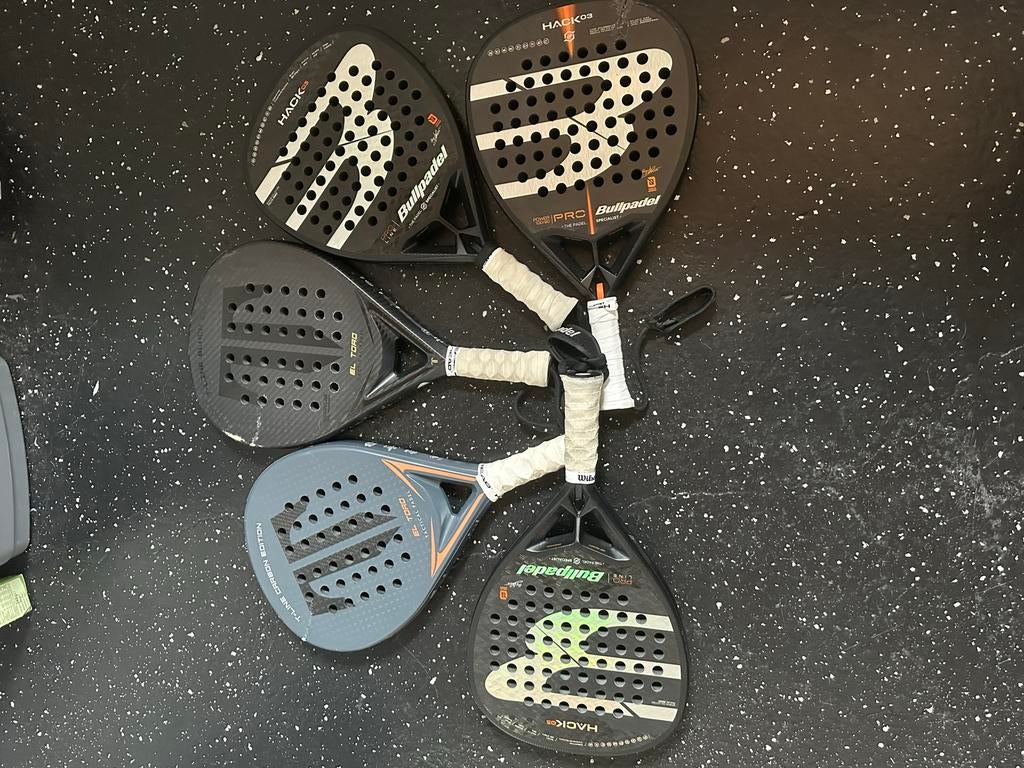 Padel rackets met pro grip, Ophalen of Verzenden, Gebruikt, Padelracket