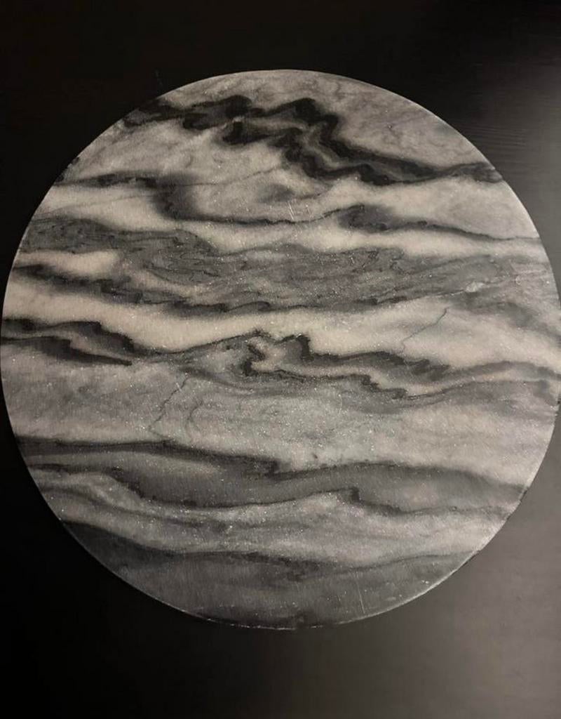 Marmeren schaal Skyler Store zwart/grijs, Ophalen, Schaal, Rond, Zo goed als nieuw