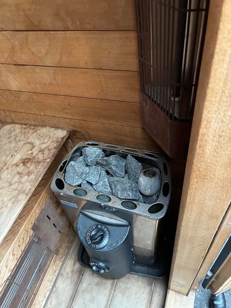 Sauna, infrarood met extra kachel, Ophalen, Zo goed als nieuw, Schuur