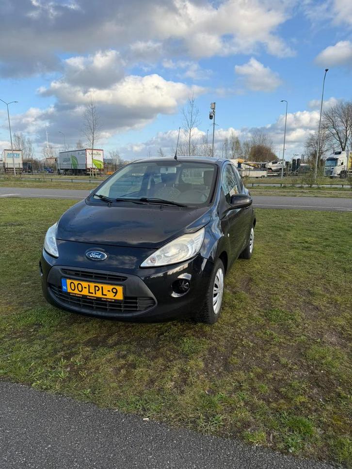 Ford Ka 1.2 51KW 2010 Zwart, Auto's, Ford, Particulier, Ka, Benzine, B, Hatchback, Handgeschakeld, Origineel Nederlands, Zwart