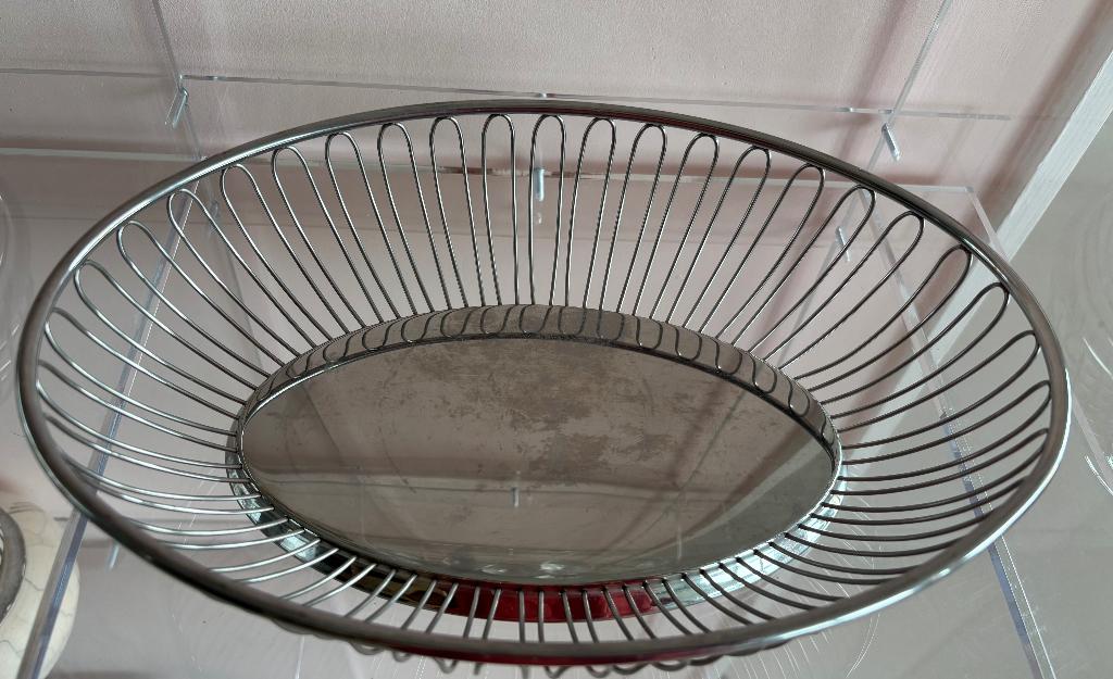 Alessi Ovalen Brood- of fruitmand, vintage, Overige materialen, Ophalen of Verzenden, Overige stijlen, Schaal of Schalen