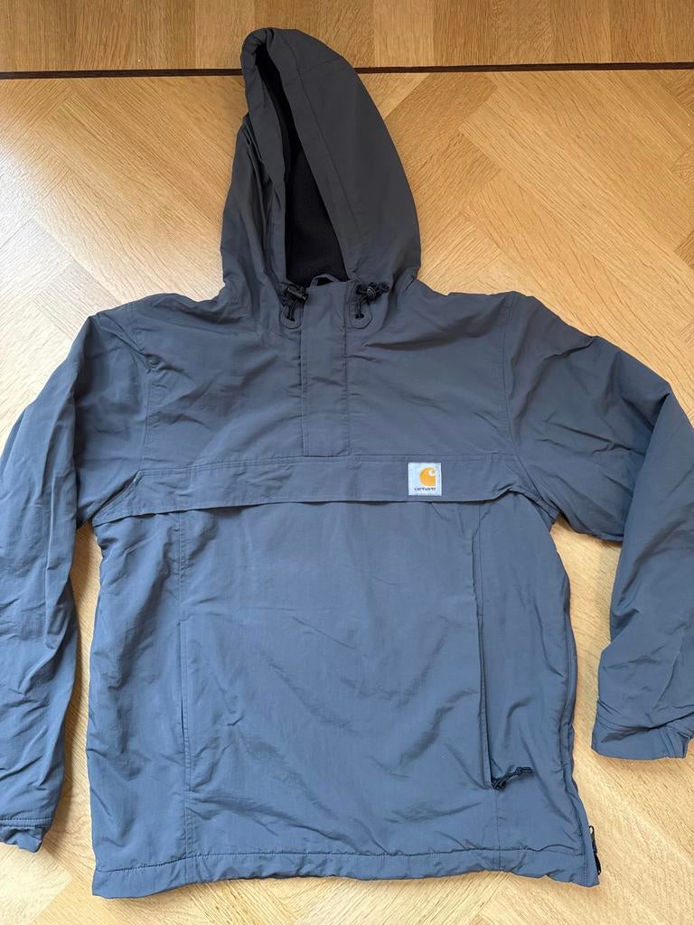Carhartt Pullover Jas - Grijs (Maat S), Kleding | Heren, Truien en Vesten, Zo goed als nieuw, Maat 48/50 (M), Grijs, Ophalen of Verzenden