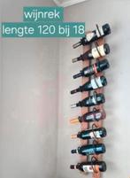 Wijnrek stoer industrieel hout, Huis en Inrichting, Woonaccessoires | Wijnrekken, Ophalen of Verzenden, Zo goed als nieuw, 25 flessen of meer