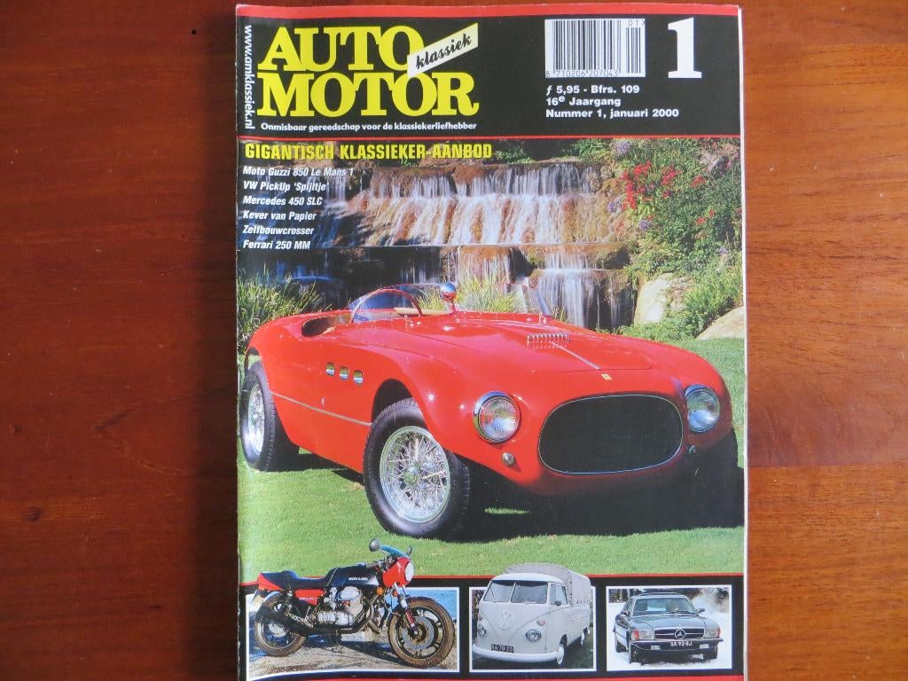 Auto Motor Klassiek 1 2000 Ferrrari 250 MM, VW T1, MB 450SLC, Ophalen of Verzenden, Nieuw, Volkswagen