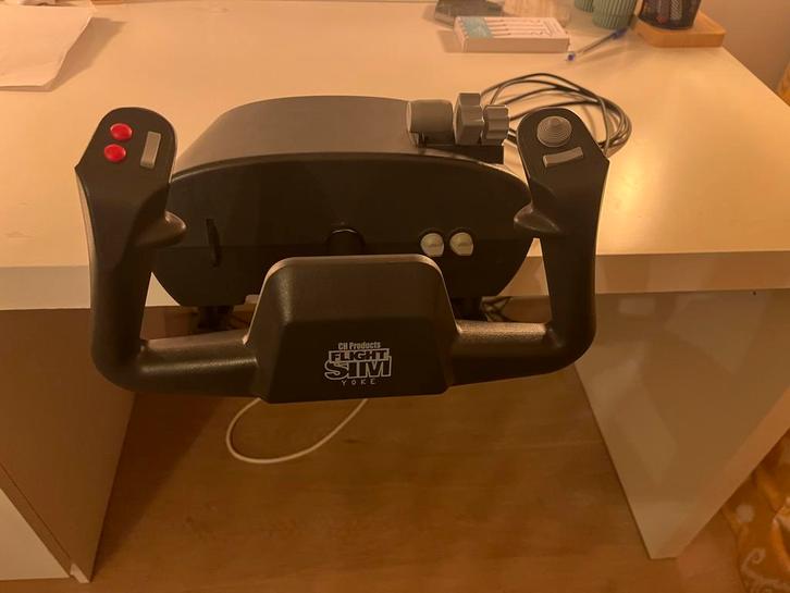 Flight Sim Yoke., Computers en Software, Joysticks, Zo goed als nieuw, Ophalen of Verzenden