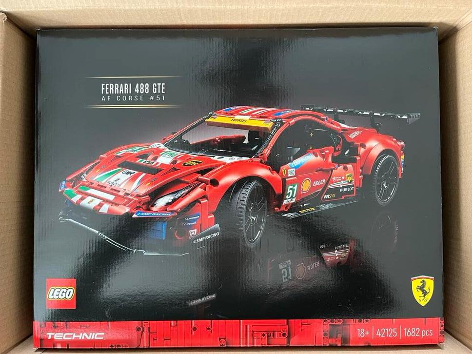 LEGO Technic Ferrari 488 GTE 42125, geseald, Lego, Nieuw, Ophalen of Verzenden, Technic