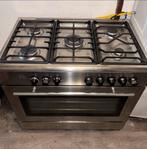 5-pits gasfornuis met elektrische oven – IKEA RVS, Ophalen, 60 cm of meer, Zo goed als nieuw, Gas